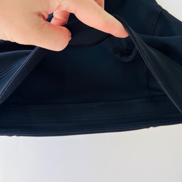 Lululemon cross straps open back longline bra, black  J168 - Picture 3 of 5